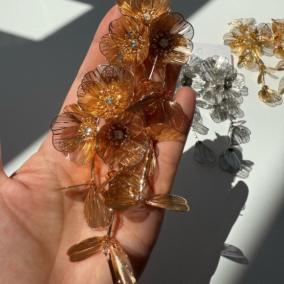 Zara Kate Middleton cascading floral earrings - Picture 15 of 16